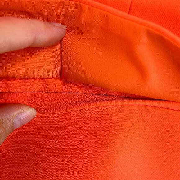 Nine West Neon Orange Blazer Size 6 NWT Maximalist Wear to Work Office Dopamine - Picture 7 of 10